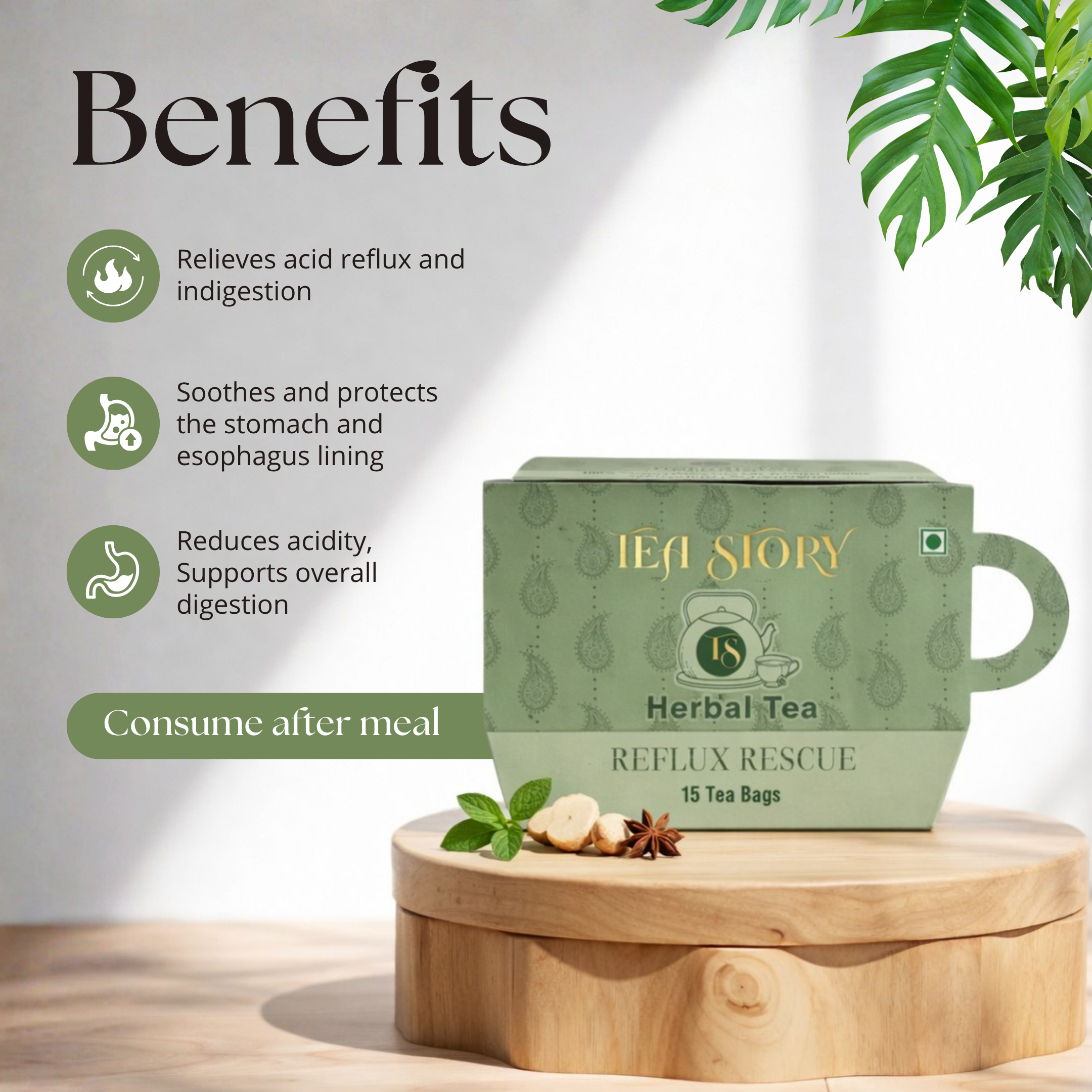 Reflux Rescue Herbal Tea | Natural Acid Reflux Relief