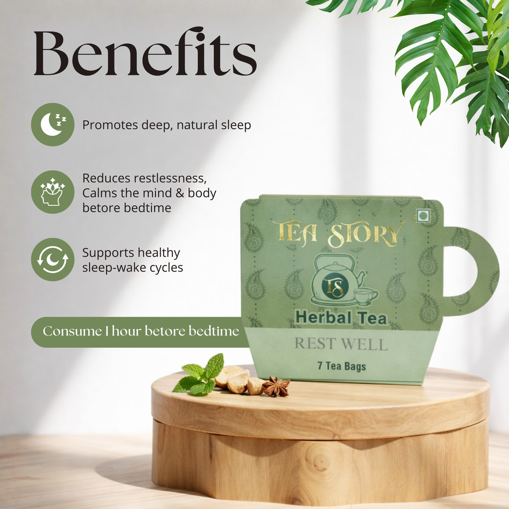 Rest Well Herbal Tea | Natural Sleep & Relaxation Support